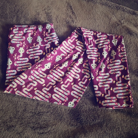 LLR OS Leggings (purple snakes) - Picture 1 of 4